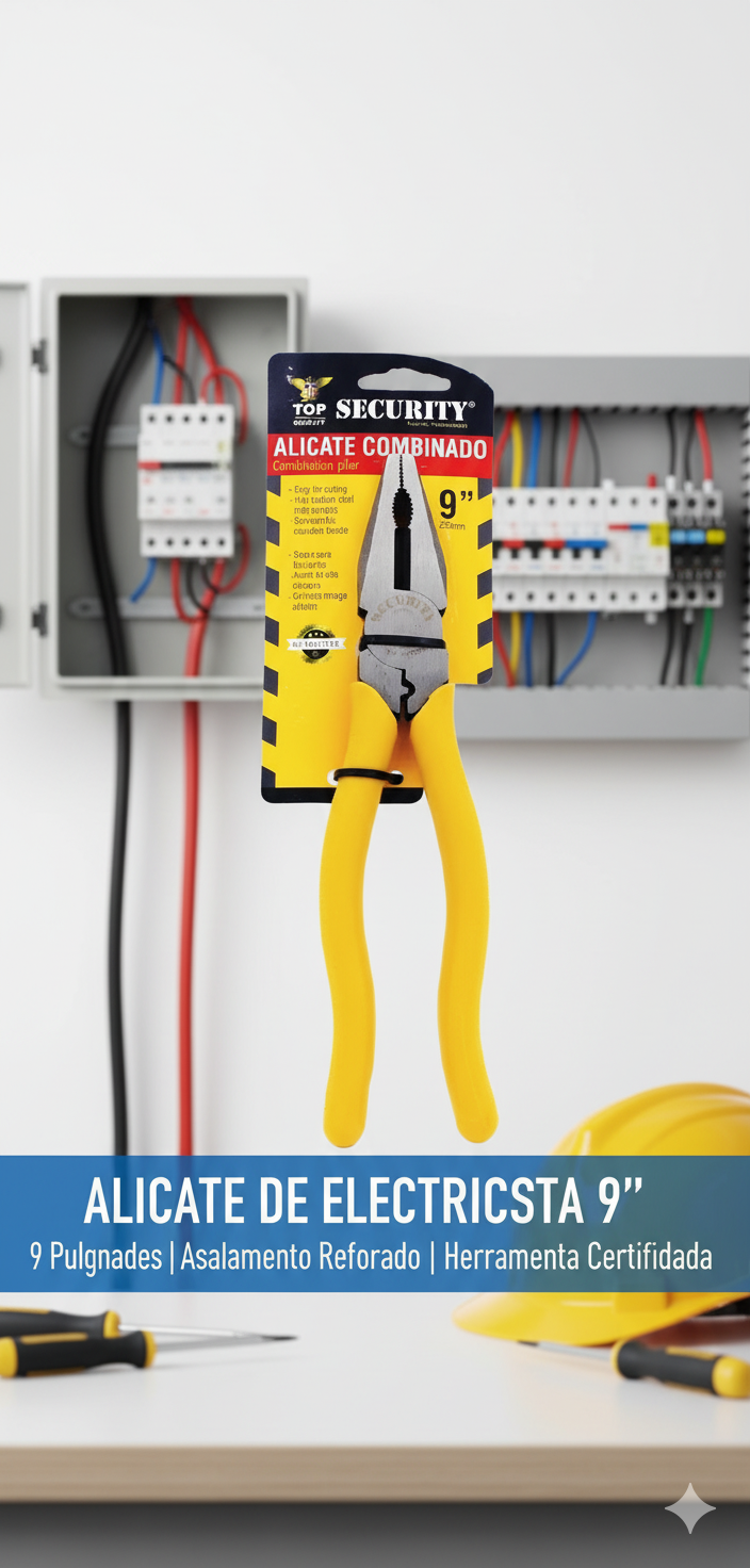 ALICATE DE ELECTRICISTA DE 9″