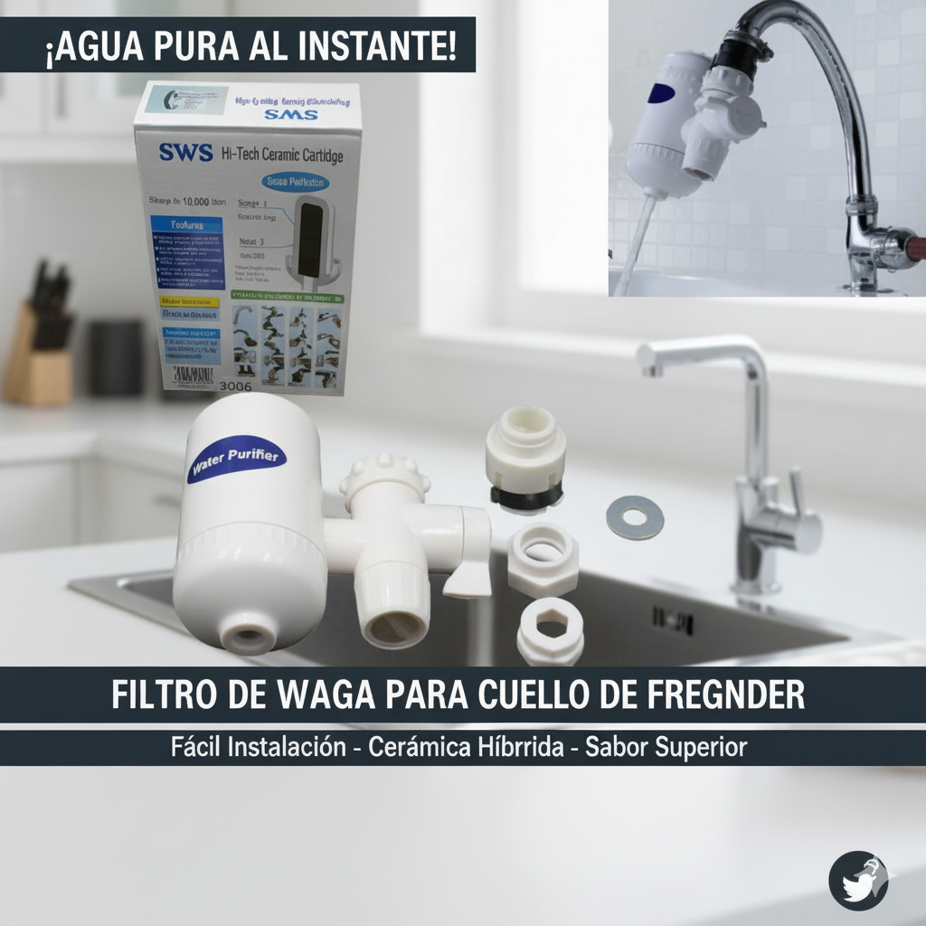 FILTRO DE AGUA PARA CUELLO DE FREGADOR