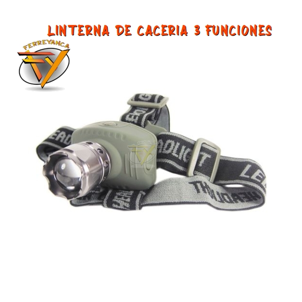 LINTERNA DE CACERIA 3 FUNCIONES