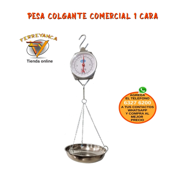 PESA COLGANTE COMERCIAL 1 CARA